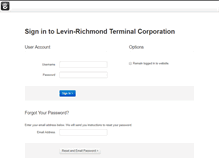 Tablet Screenshot of levinterminal.com